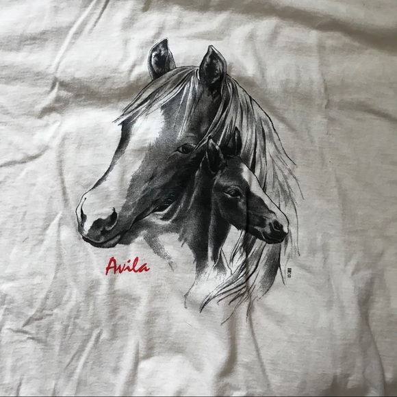 Screenprinted Horse Tee - Picture 3 of 5